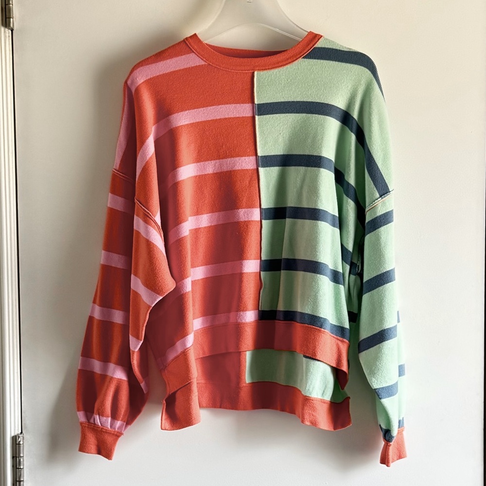 Altard State Colorblock striped sweatshirt